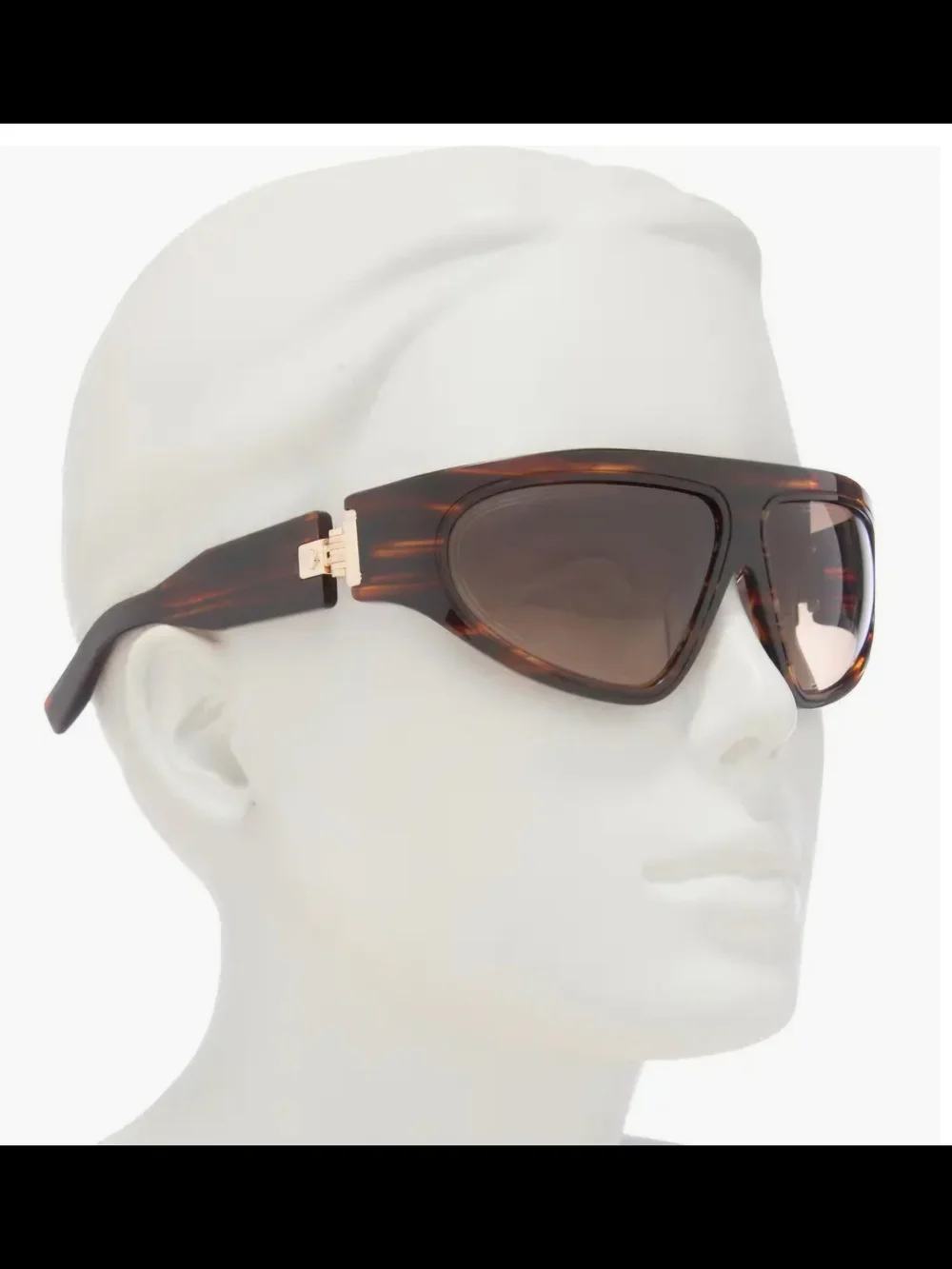 NWT Balmain Authentic B-escape Sunglasses Brown Gold Luxury Summer Vacation